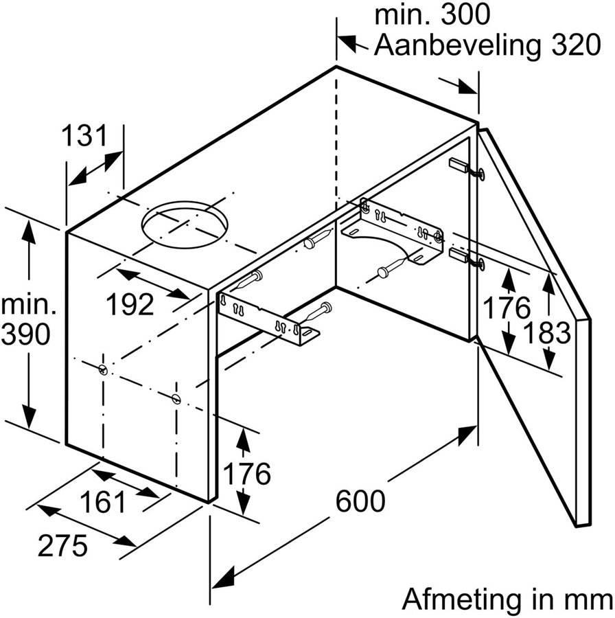 Siemens LI64MB521 iQ100 vlakscherm afzuigkap 2