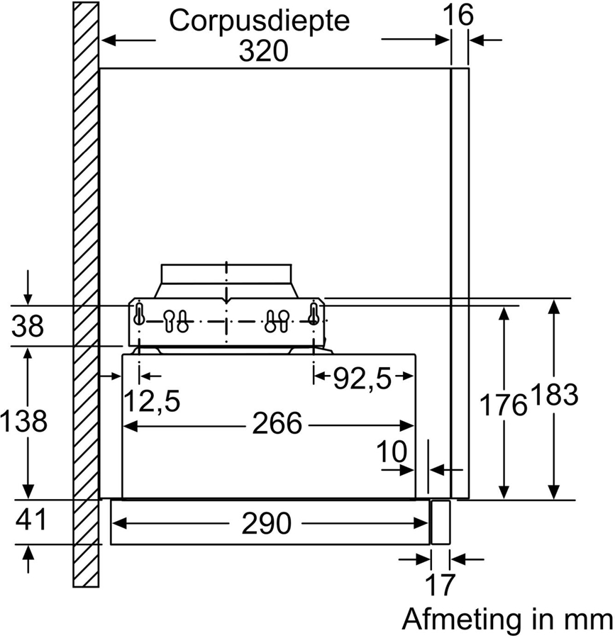 Siemens LI64MB521 iQ100 vlakscherm afzuigkap 5