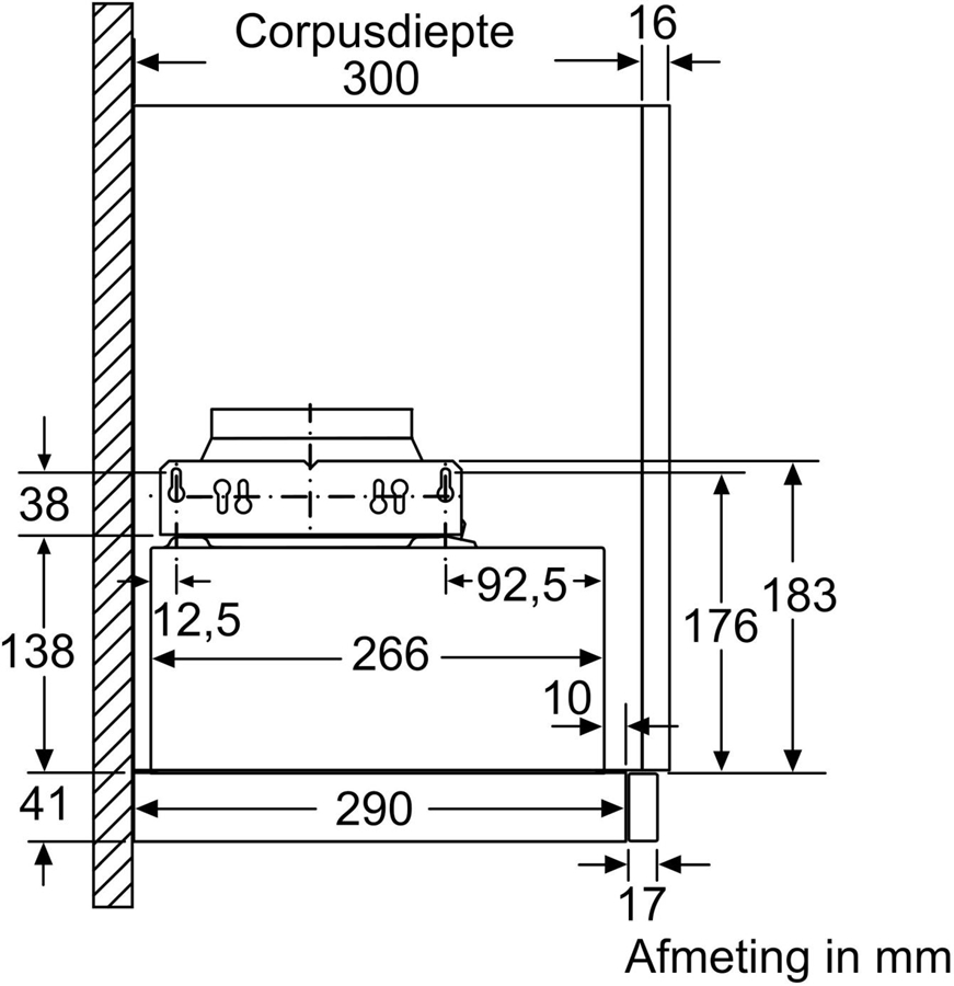 Siemens LI64MB521 iQ100 vlakscherm afzuigkap 7