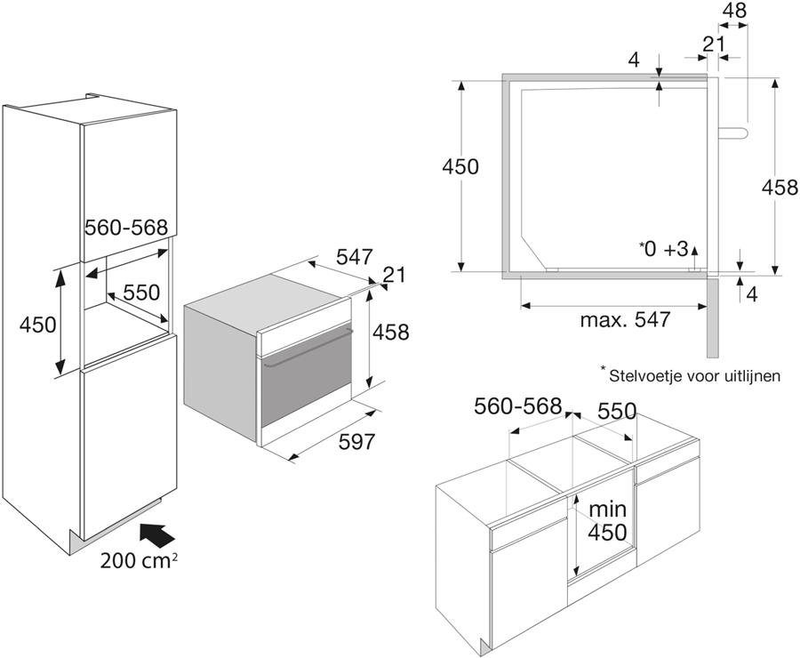 ATAG CSX46121D Inbouw Multifnctionele 3-in-1 Oven met Groot Kleurendisplay - Black Steel 2