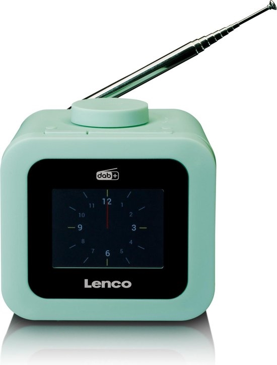 Lenco CR-620 - Wekkerradio met DAB+ en AUX-uitgang Groen 5