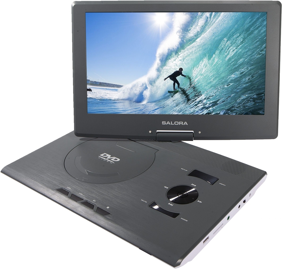 Salora DVP1400 portable DVD speler met swivel 3