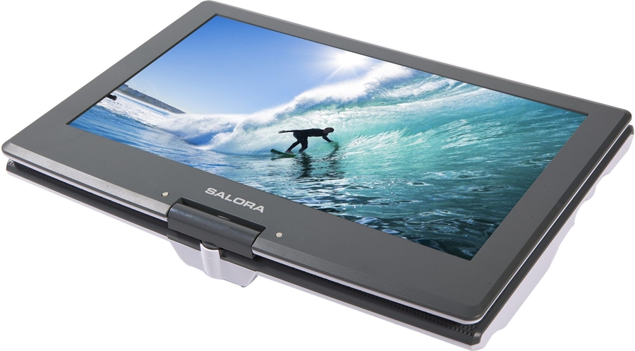 Salora DVP1400 portable DVD speler met swivel 4