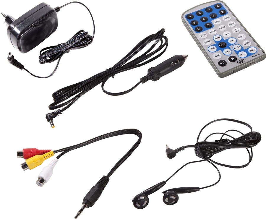 Salora DVP1400 portable DVD speler met swivel 7