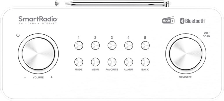 Kenwood CR-ST100S-W Radio met DAB+ 7