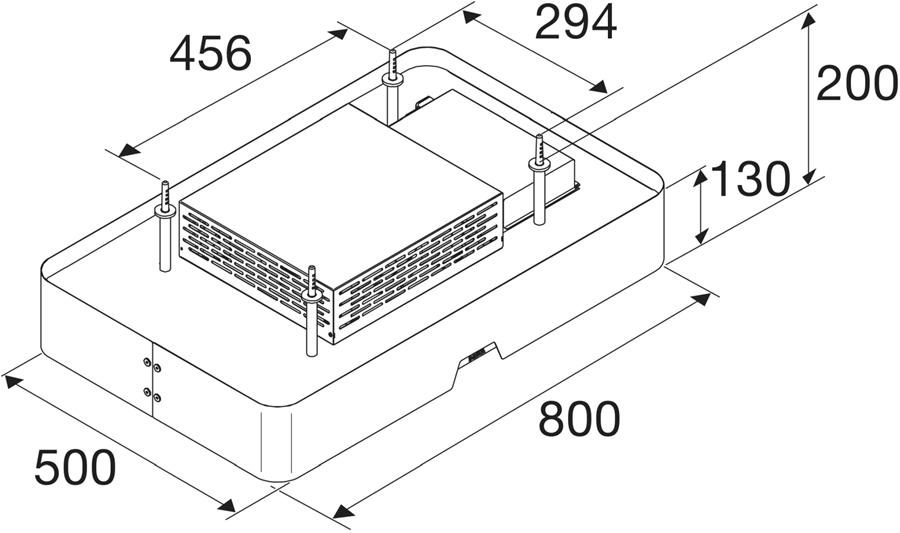 ETNA AOP380WIT onderbouw afzuigkap 2