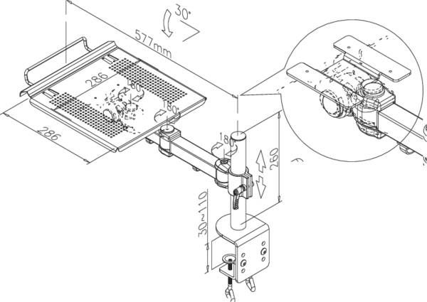 Neomounts by Newstar NOTEBOOK-D100 laptopsteun 2