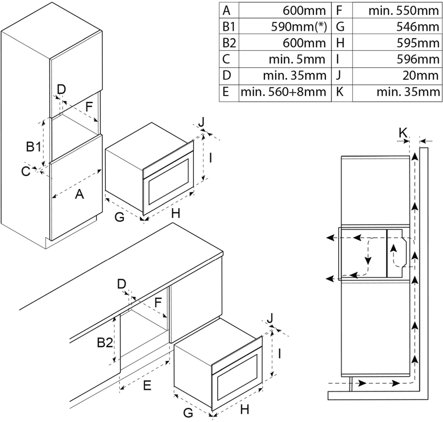 Inventum IMC6035RT Inbouw Oven met Magnetron 2