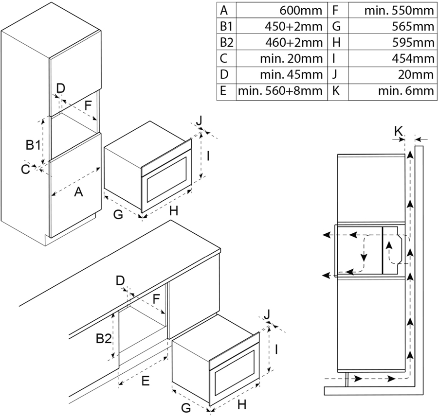 Inventum IMC4535RT Inbouw Oven met Magnetron 2