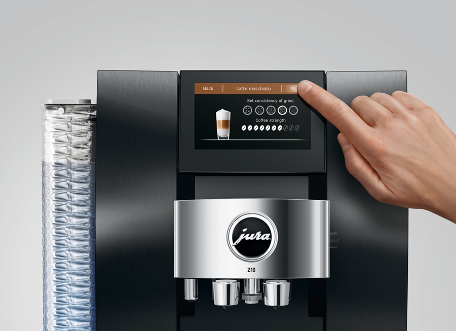 JURA Z10 Aluminium Dark Inox EA Volautomatische Koffiemachine 19