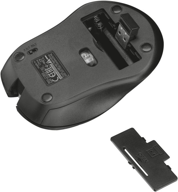 Trust Mydo stille optische muis 3