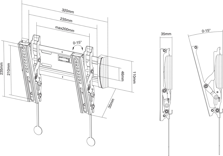 Neomounts by Newstar NM-W125BLACK 3