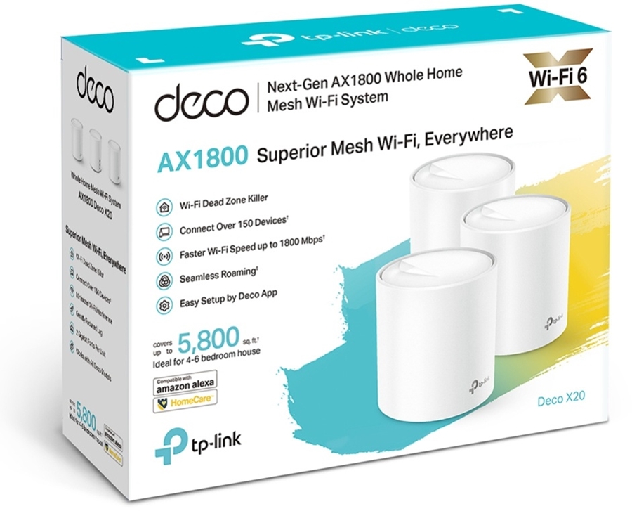 TP-Link Deco X20 Multiroom wifi 6 (3-pack) 3