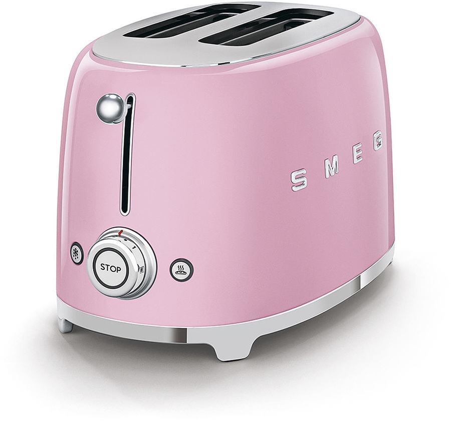 SMEG TSF01PKEU Broodrooster 50's Style - Roze 3