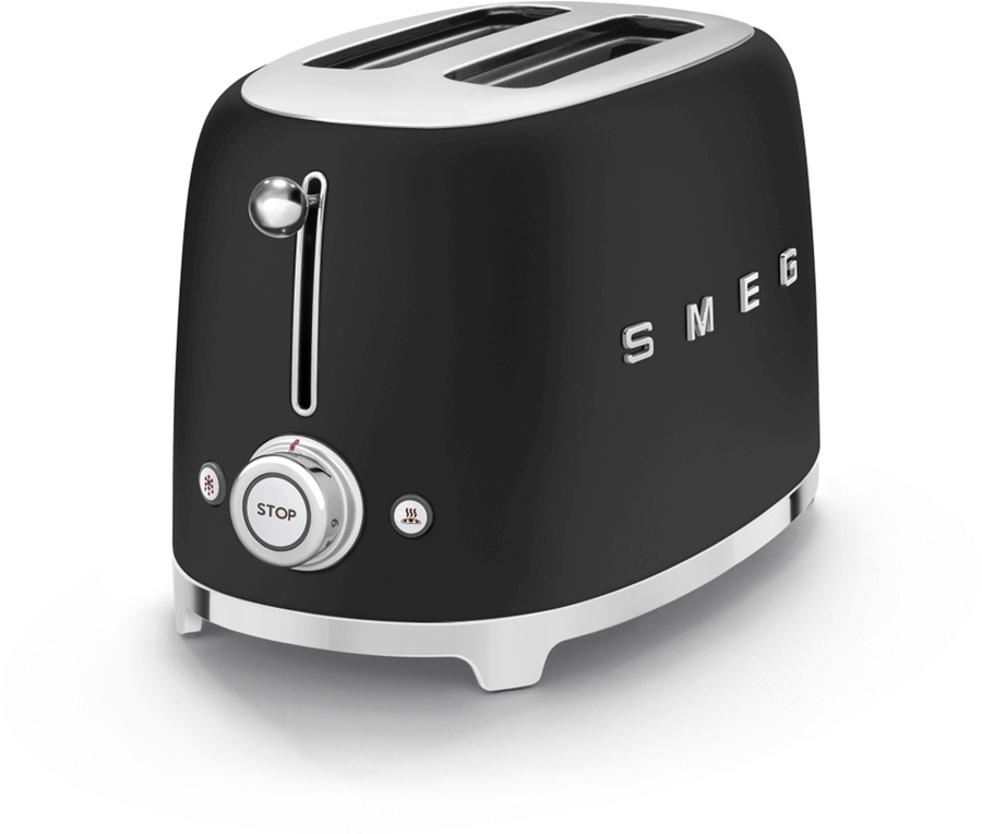 SMEG TSF01BLMEU Broodrooster 50's Style - Mat Zwart 4