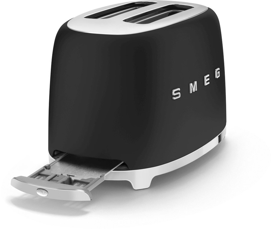 SMEG TSF01BLMEU Broodrooster 50's Style - Mat Zwart 8