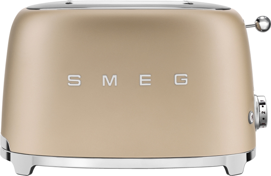 SMEG TSF01CHMEU 50's Style Broodrooster - Champagne 1