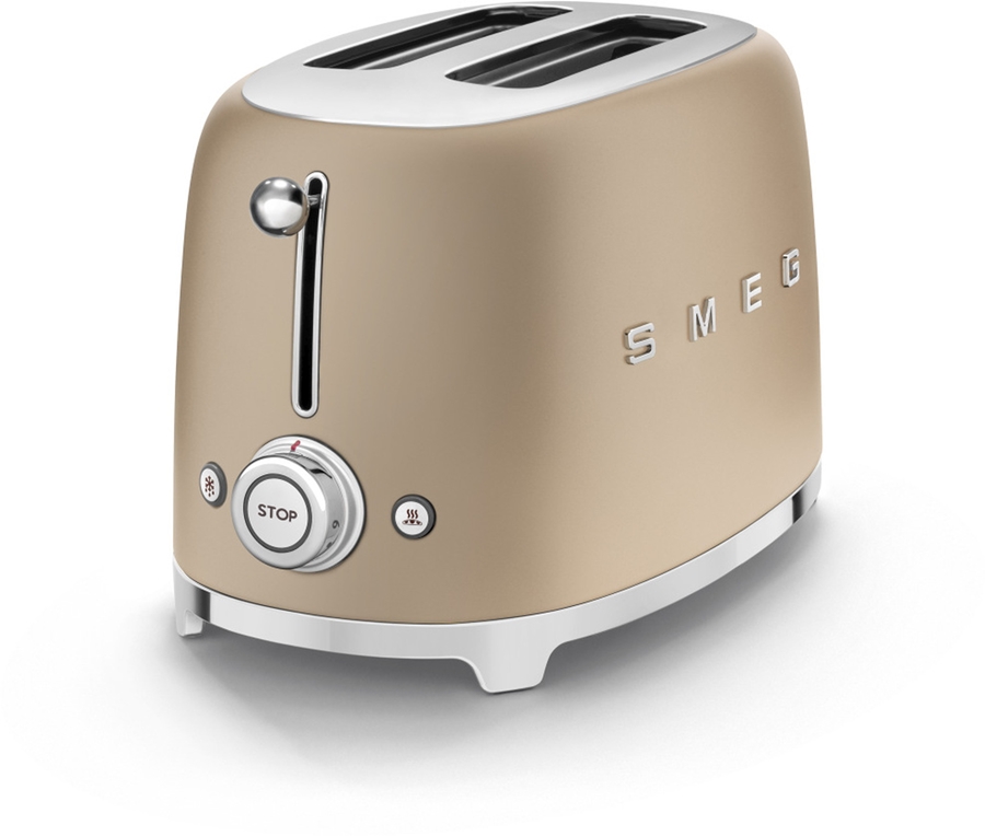 SMEG TSF01CHMEU 50's Style Broodrooster - Champagne 4
