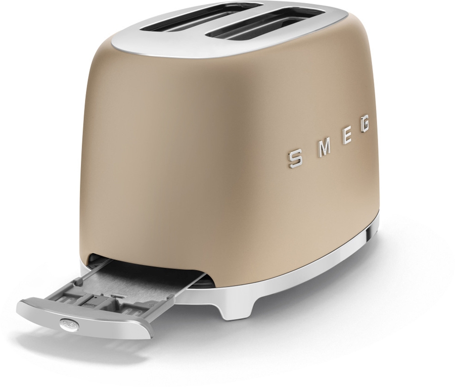 SMEG TSF01CHMEU 50's Style Broodrooster - Champagne 8