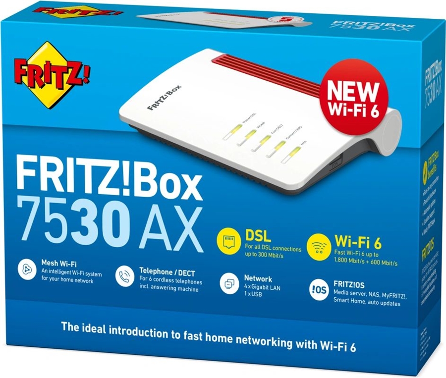 AVM FRITZ!Box 7530 AX Wifi modem router kopen? EP.nl