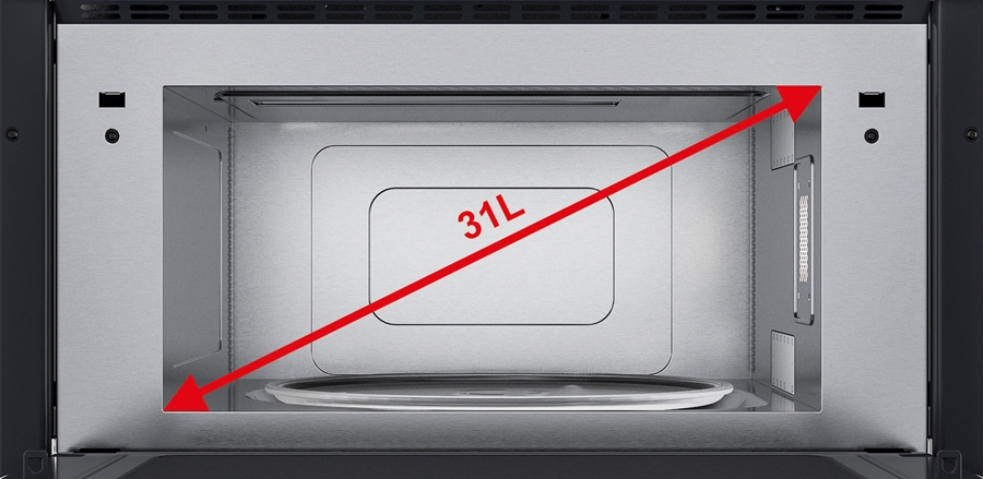 Whirlpool W7 MD440 NB inbouw magnetron met grill 7