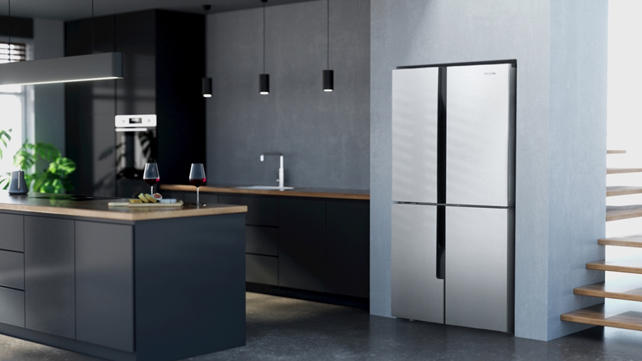 ETNA MKV581RVS Amerikaanse koelkast 17