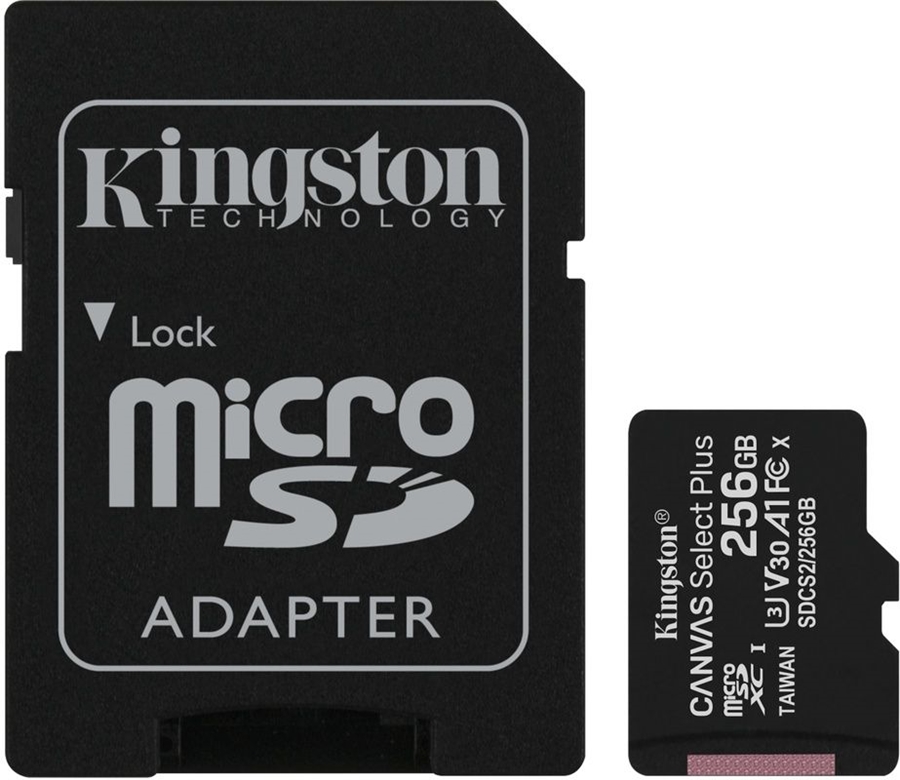 Kingston Canvas Select Plus microSDXC 256GB incl. SD-adapter 3