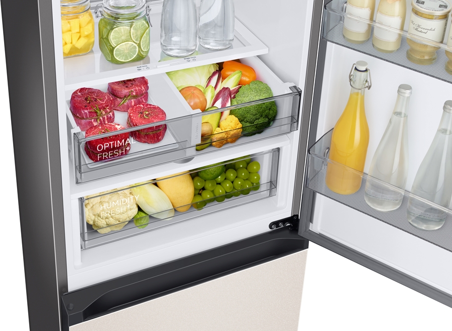 Samsung RB34A7B5DCE Bespoke Cotta Beige koelvriescombinatie 8