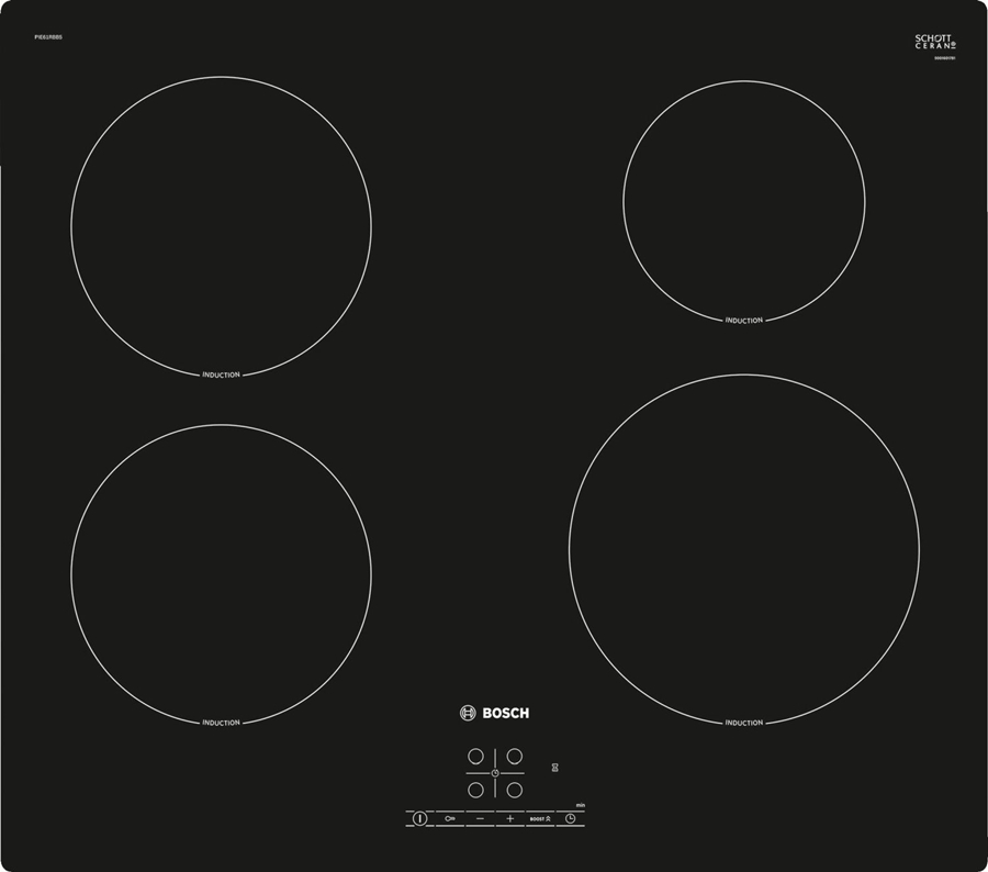 BOSCH PIE61RBB5E Serie 4 Opbouw Inductiekookplaat 1