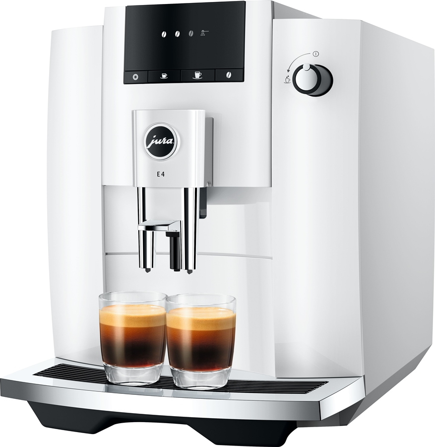 JURA E4 Piano White (EA) Volautomatische Koffiemachine 1