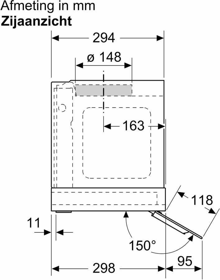 Bosch DBB97AM60 Serie 6 geintegreerde afzuigkap 2