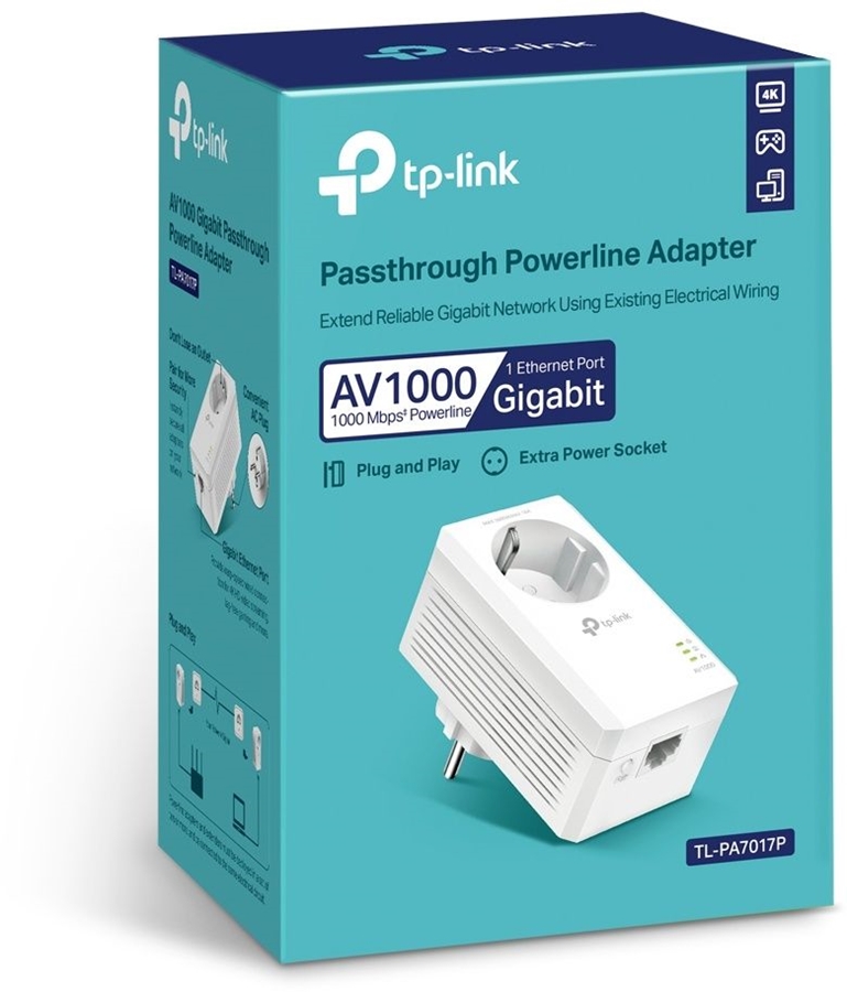 TP-Link TL-PA7017P PowerLine-netwerkadapter  3