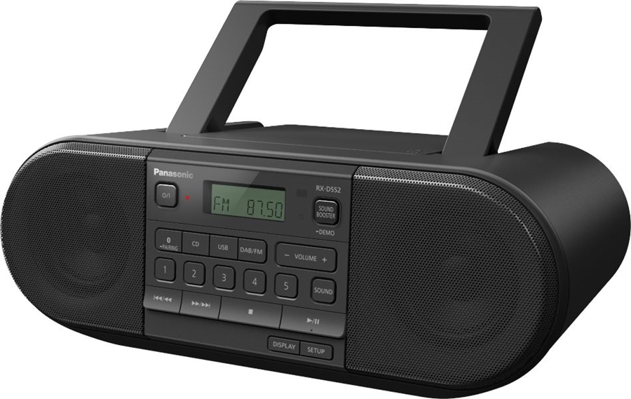 Panasonic RX-D552E-K radio-CD speler 2