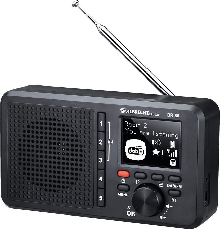Albrecht DR 89 seniorenradio met DAB+ 2