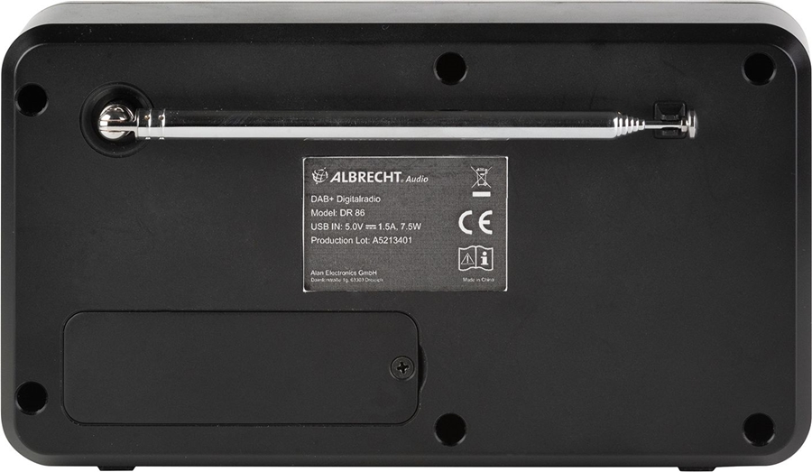 Albrecht DR 89 seniorenradio met DAB+ 4