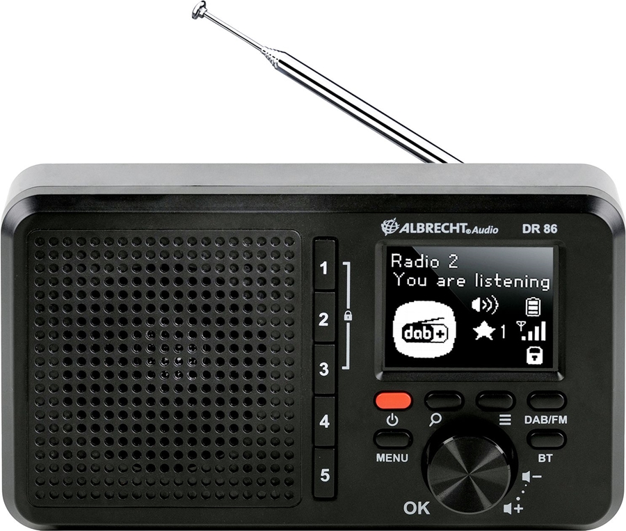 Albrecht DR 89 seniorenradio met DAB+ 8