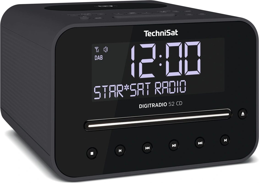 Technisat Digitradio 52 CD DAB+ wekkerradio met oplaadpad 2