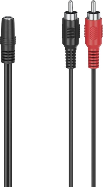 Hama Audio-adapter 2x cinch-stekker 3,5mm jack-stereo 2