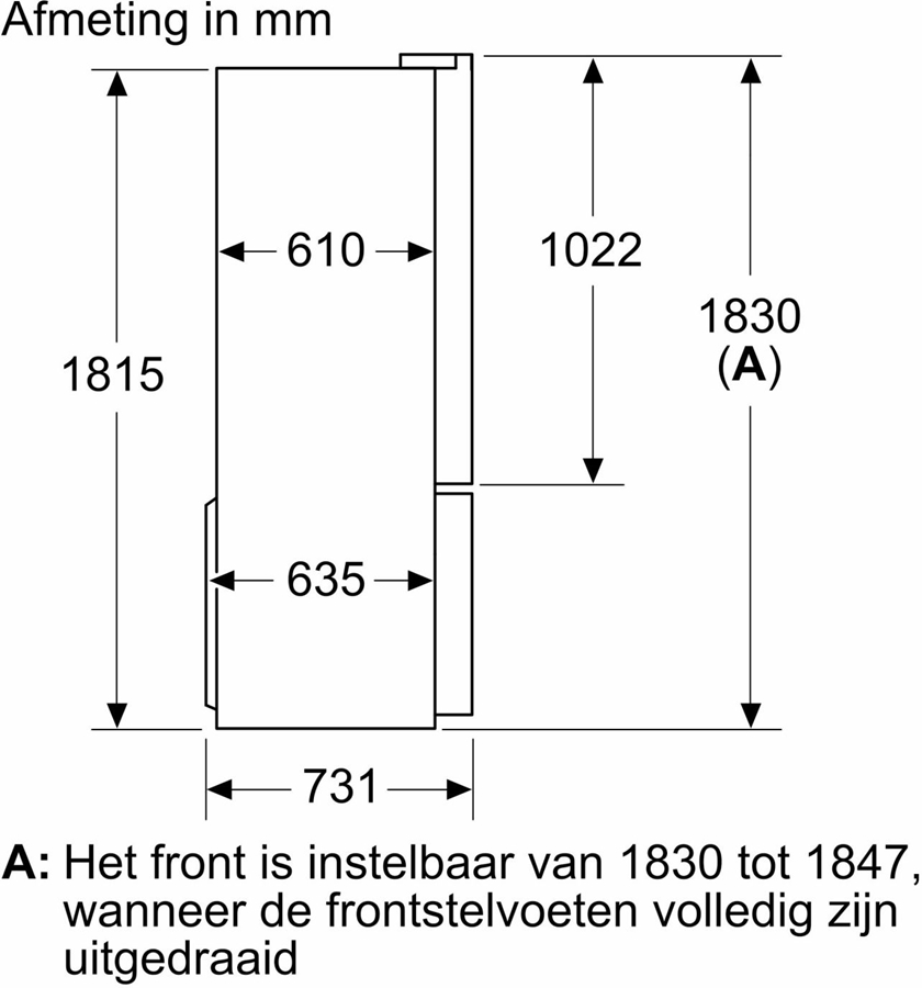 BOSCH KFN96APEA Serie 6 French Door Koel-vriescombinatie 9