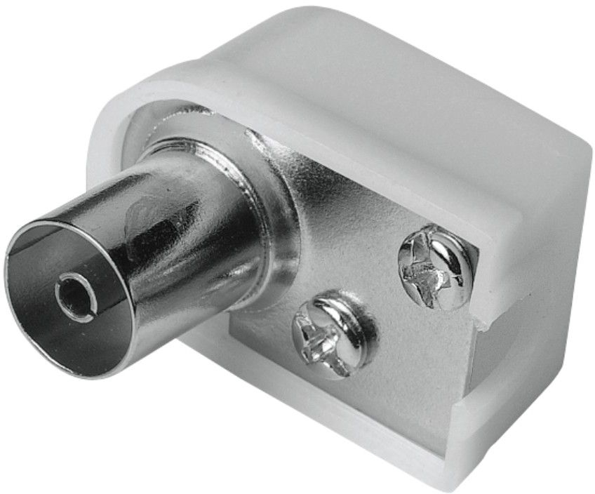 Hama Antennekoppeling coax-hoek schroefbaar 1