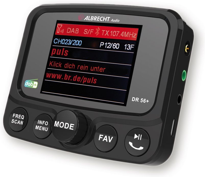 Albrecht DR+ DAB+ autoradio adapter 1