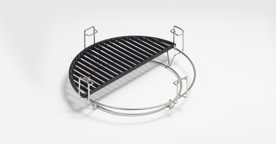 Kamado Joe Half Moon Cast Iron Cooking Grate -Classic Joe ®  2