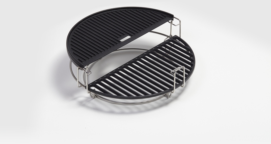 Kamado Joe Half Moon Cast Iron Cooking Grate -Classic Joe ®  3