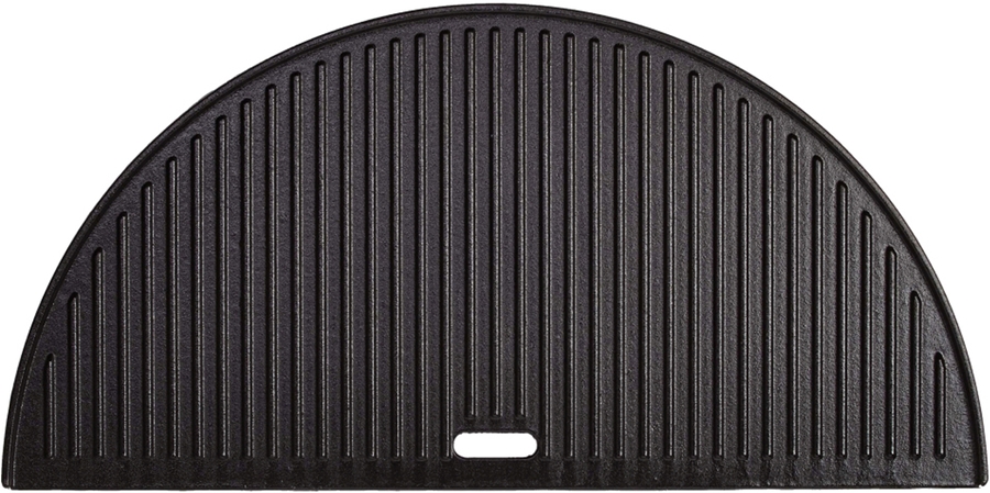 Kamado Joe Half Moon Cast Iron Reversible Griddle - Big Joe ®  1