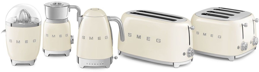 SMEG TSF03CREU 50's Style Broodrooster - Creme  4