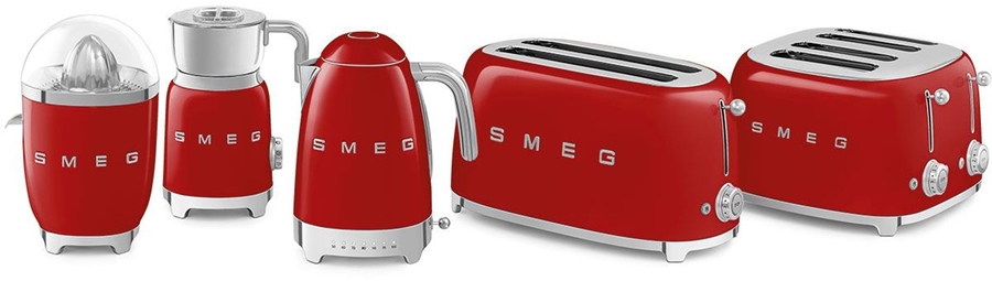 SMEG TSF03RDEU 50's Style Broodrooster - Rood 3