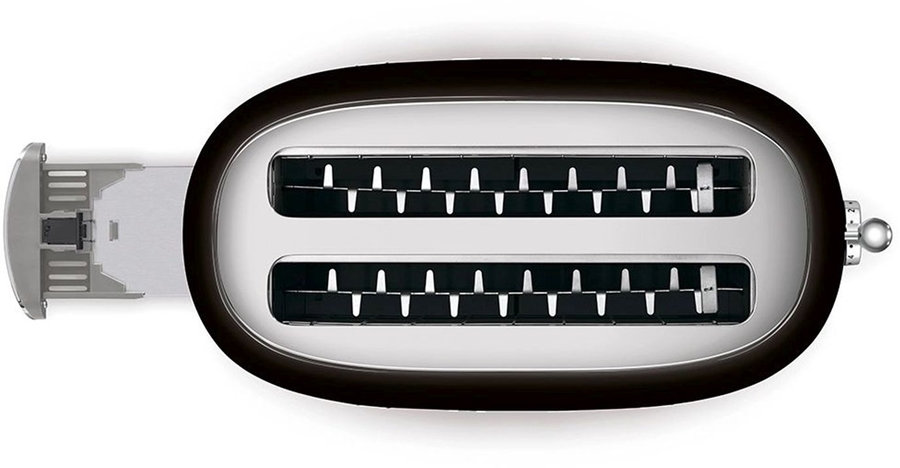 SMEG TSF02BLEU 50's Style Broodrooster - Zwart 3