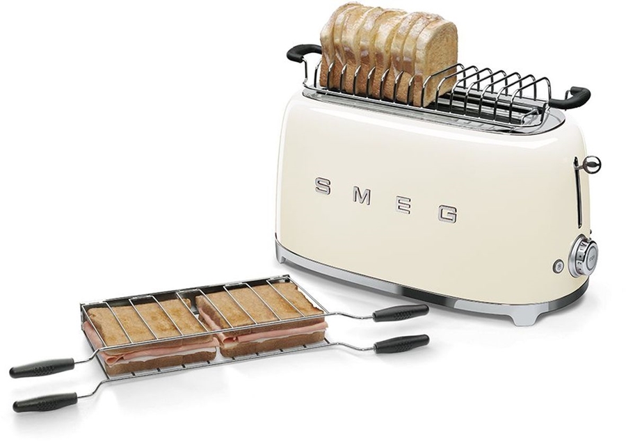 SMEG TSF02CREU 50's Style Broodrooster - Creme 3