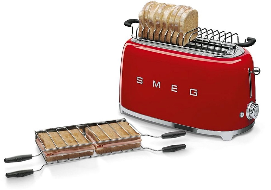SMEG TSF02RDEU 50's Style Broodrooster - Rood 3