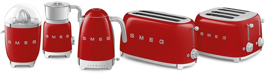 SMEG TSF02RDEU 50's Style Broodrooster - Rood 4